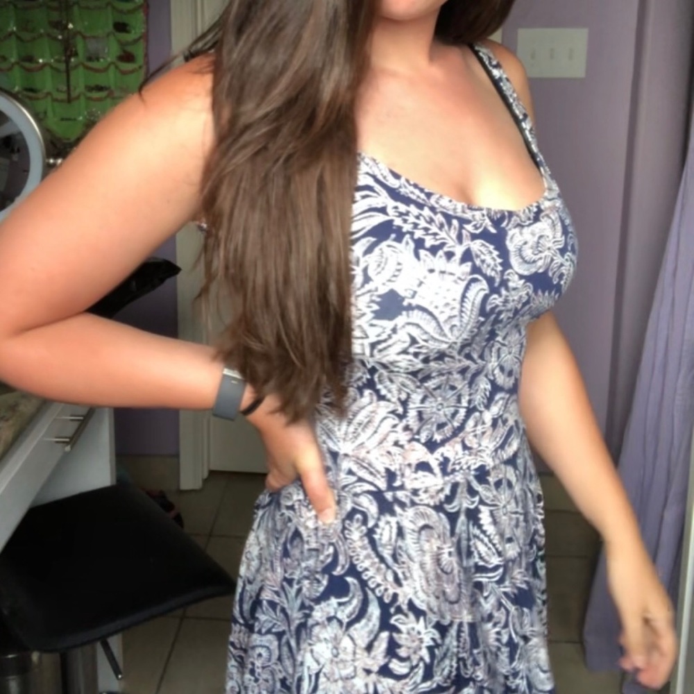 Cynthia Rowley Blue Cotton Dress